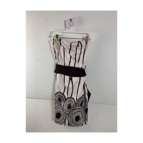 Anthropologie Eva Franco Strapless White Mini Cocktail Dress - Picture 1 of 2